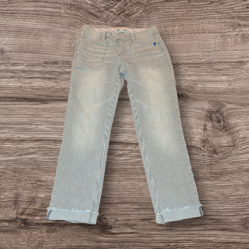 Vintage America Denim with White Stripes